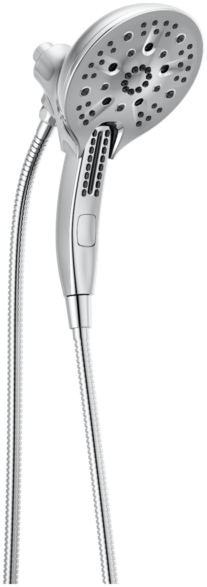 Delta 58620-25-PK Universal Showering In2ition 2.5 GPM Multi Function Shower Head with Touch-Clean MagnaTite and H2Okinetic Technology Lumicoat