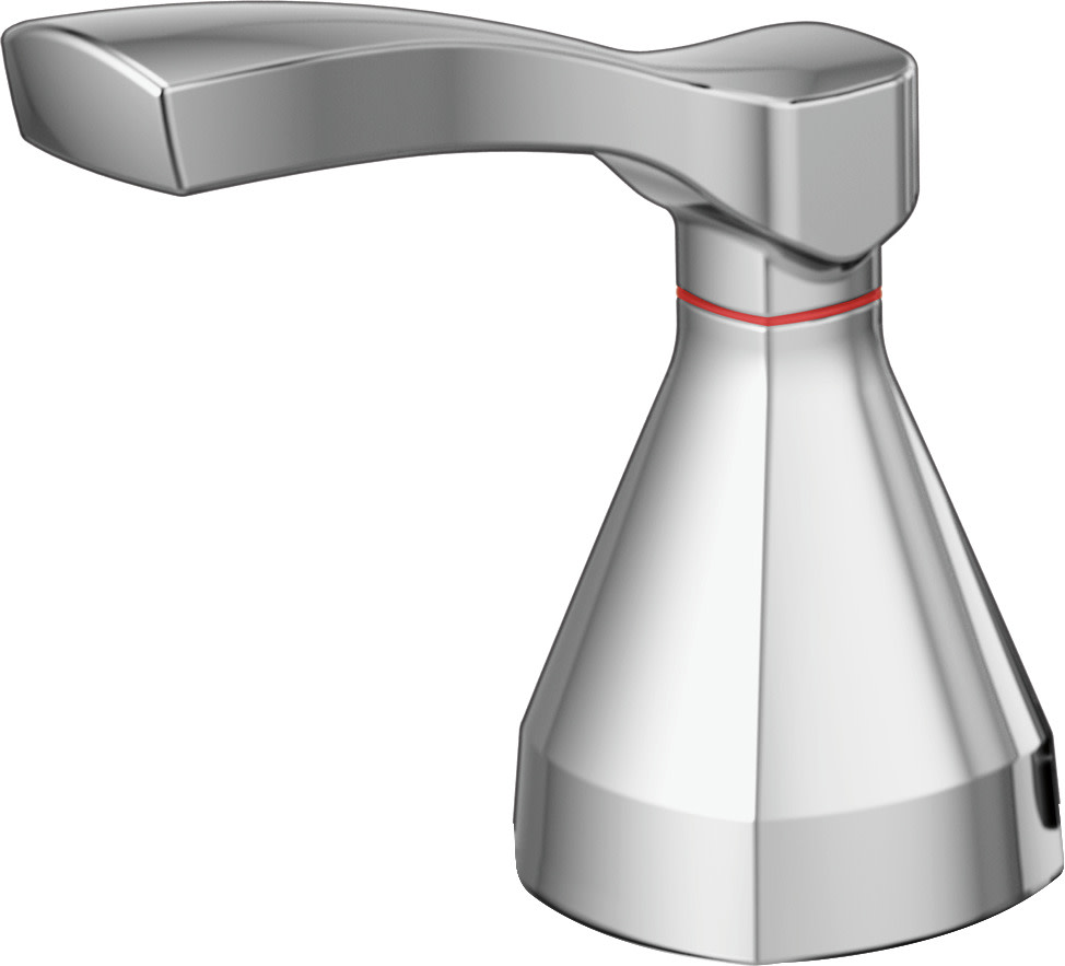 Delta RP100362 Stryke Bathroom Faucet Replacement Left Handed Handle Assembly Only Lumicoat Chrome Faucet Accessories and Parts Bathroom Sink Faucet