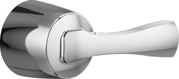 Delta RP100373 Stryke Handle - 1L Volume Wall Mounted Tub Filler - 14 Series Lumicoat Chrome Faucet Accessories and Parts Tub Faucet Parts Handles