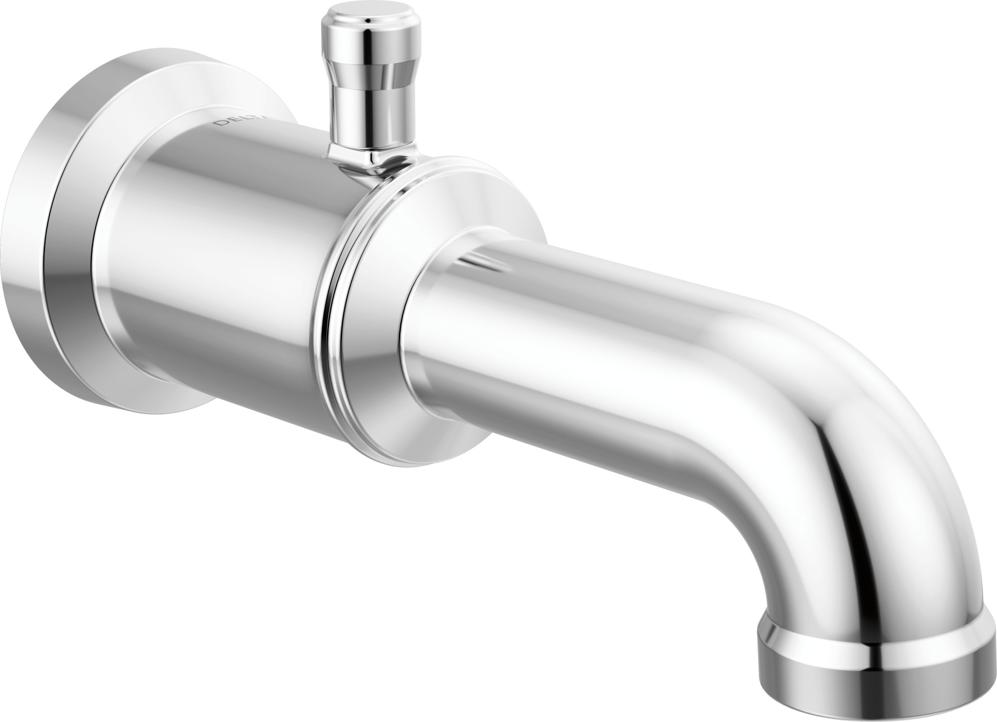 Delta RP103401 Broderick 7-1/2" Integrated Diverter Tub Spout Lumicoat Chrome Bath and Shower Accessories Tub Spouts Diverter Tub Spouts