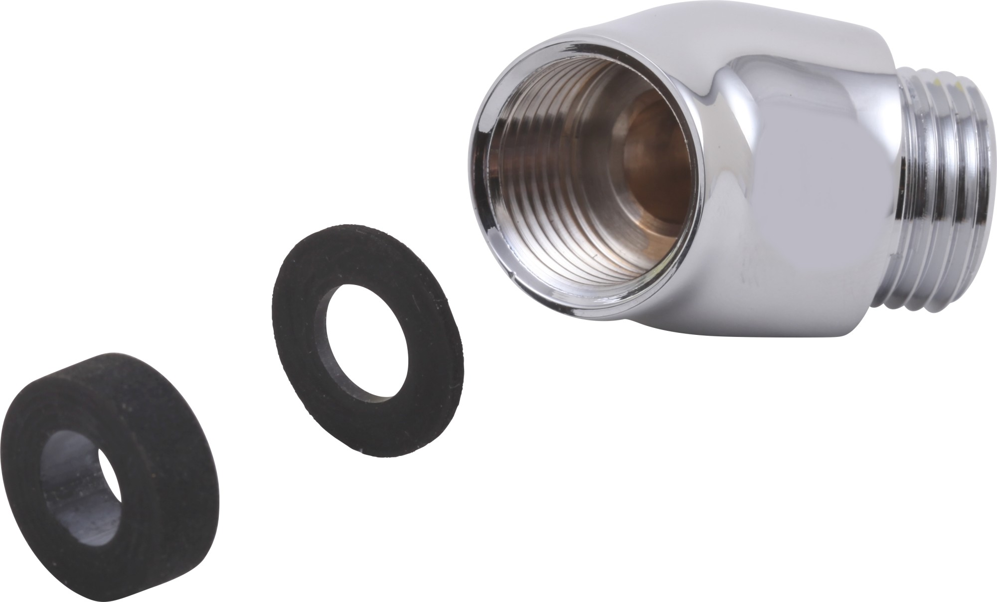 Delta RP16668 Elbow - Roman Tub Hand Shower Chrome Bath and Shower Accessories Shower Components Wall Supply Elbows