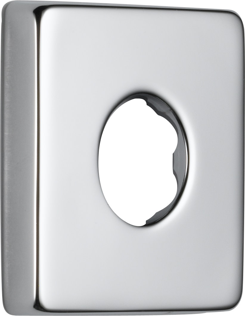Delta RP51034 Square Shower Arm Flange Chrome Bath and Shower Accessories Shower Components Shower Arm Flanges