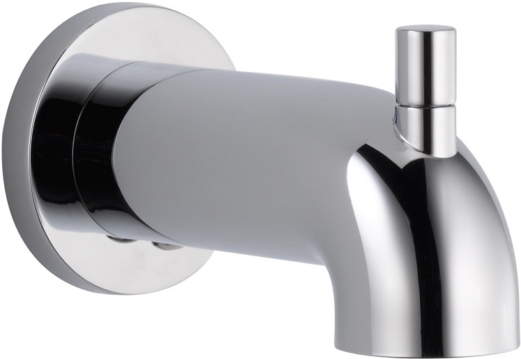 Delta RP73371 Trinsic 6-1/8" Diverter Wall Mounted Tub Spout Chrome Bath and Shower Accessories Tub Spouts Diverter Tub Spouts