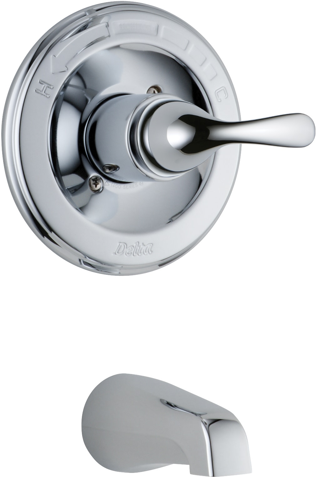 Delta T13120 Classic Wall Mounted Bathtub Faucet-Only Trim Package with Monitor Valve Technology Chrome Faucet Tub Only Single Handle