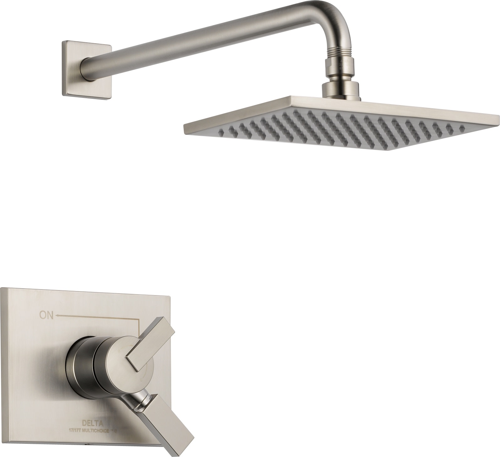 Delta T17253 Vero Monitor 17 Series Dual Function Pressure Balanced Shower Only with Integrated Volume Control - Less Rough-In Valve Brilliance