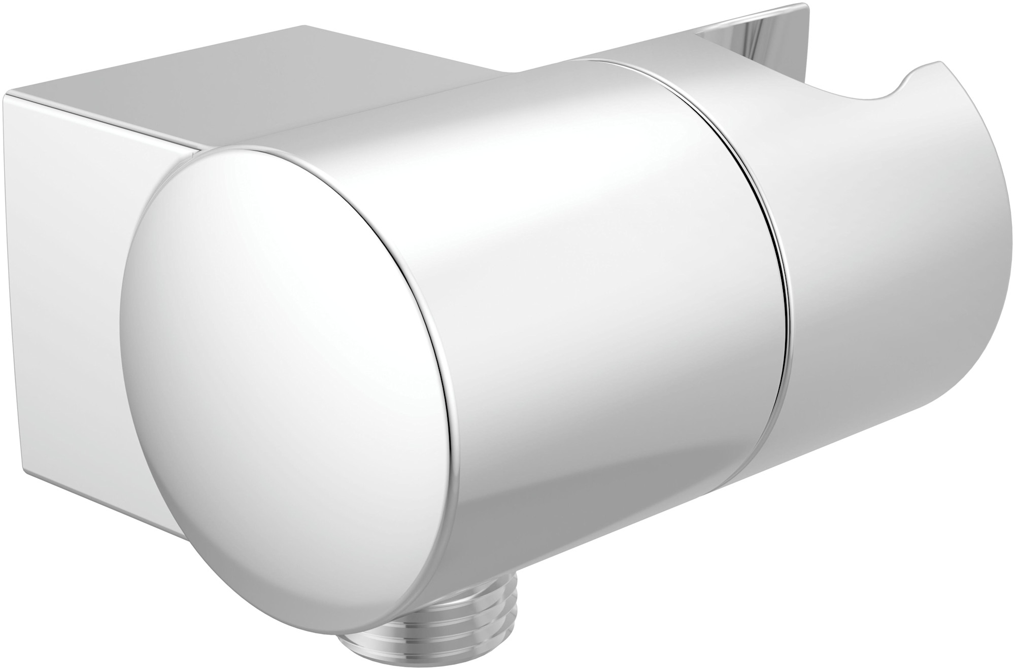 Delta U4913 Universal Showering Rotating Wall Mount  Hand Shower Holder with Integrated Wall Supply Lumicoat Chrome Bath and Shower Accessories Shower