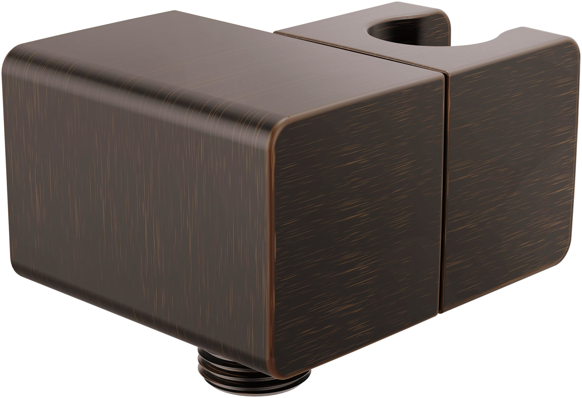 Delta U4914 Universal Showering Rotating Wall Mount  Hand Shower Holder with Integrated Wall Supply Venetian Bronze Bath and Shower Accessories Shower