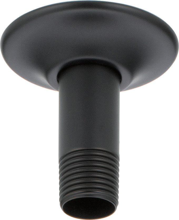 Photos - Shower Riser Rail & Head Holder Delta U4996 3" Ceiling Mounted Shower Arm and Shower Arm Flange Matte Black Bath and Shower Accessories Shower Components Sh