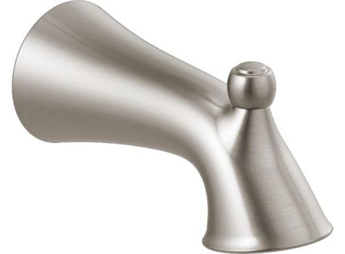 Delta RP92932 Woodhurst Integrated Diverter Tub Spout Brilliance Stainless Bath and Shower Accessories Tub Spouts Diverter Tub Spouts