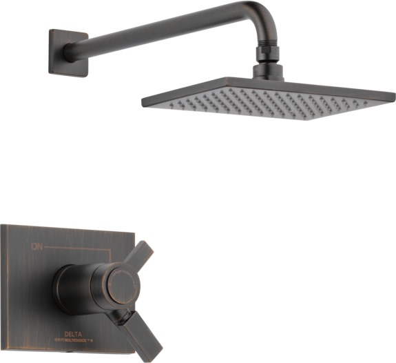 Delta T17T253-WE Vero Tempassure 17T Series Dual Function 1.75 GPMThermostatic Shower Only with Integrated Volume Control - Less Rough-In Valve