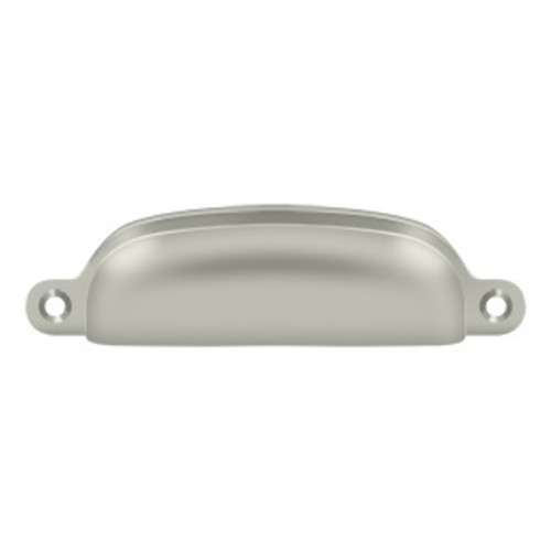 Photos - Furniture Hardware Shell Deltana SHP29 3-5/8" Center to Center Cup  Cabinet Pull Satin Nickel Cabinet Hardware Pulls Cup SHP29U15 