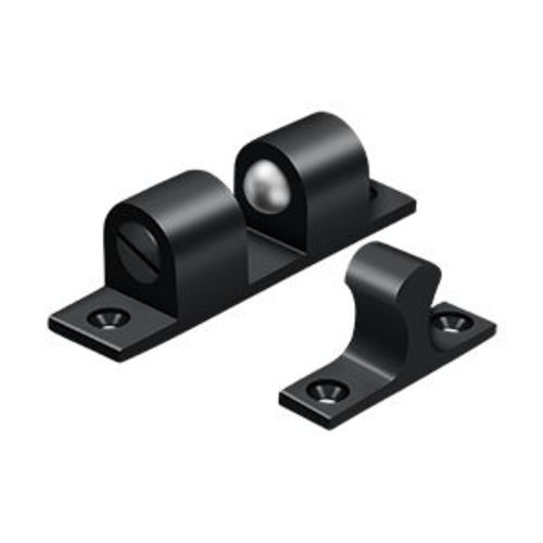 Photos - Furniture Hardware Deltana BTC30 Accessory Ball Catches Solid Brass Ball Tension Catch 3" x 0.75" Black Catches and Latches Cabinet Catches and