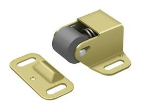Photos - Furniture Hardware Inch Deltana RCS338 1-7/8  Tall Roller Cabinet Catch Polished Brass Catches and Latches Cabinet Catches and Latches Roller RC 