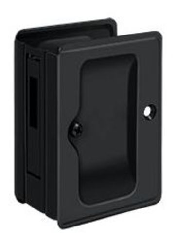 Photos - Door Lock Hardware Deltana SDAR325 HD 3 1/4" Tall Adjustable Sliding Door Receiver Black Sliding Door  Pocket Door  Locks Dummy 
