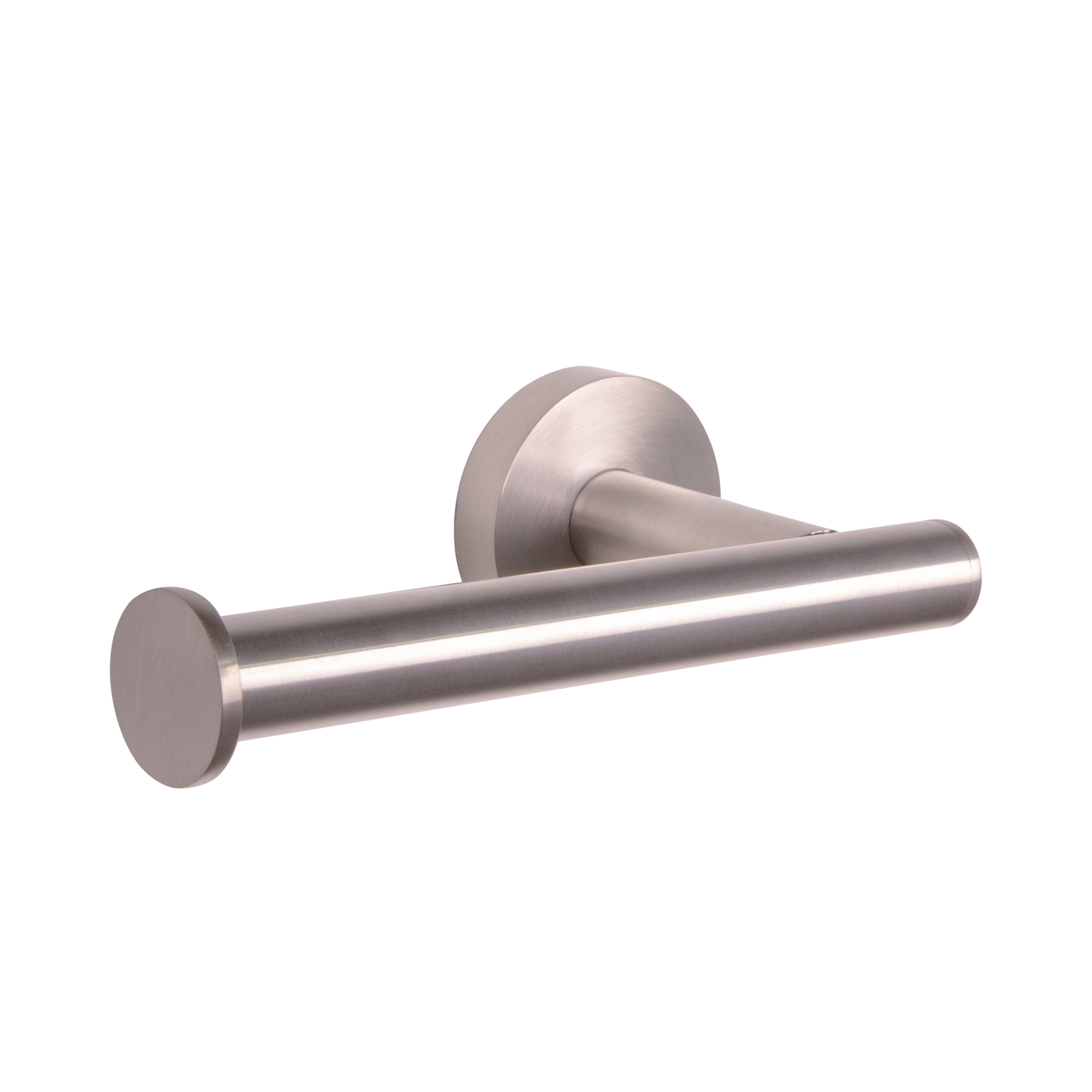 Photos - Toilet Paper Holder Design House 582742 Kelton Wall Mounted Euro  Satin Nickel Bathroom Hardware and Accessories Bathroom Har 