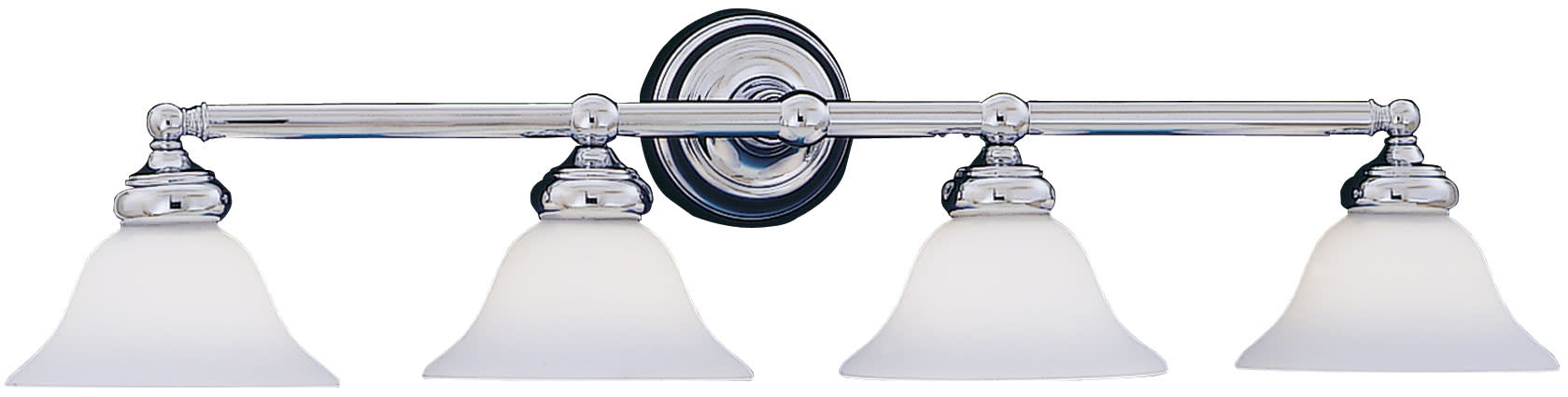 Photos - Chandelier / Lamp Essence Designers Fountain 4964-CH 4 Light Bath Bar from the Opal  Collection Chrome Indoor Lighting Bathroom Fixtures Vanity 