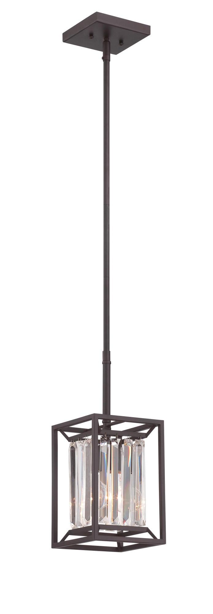 Photos - Chandelier / Lamp Designers Fountain 87430 Linares 6-1/2" Wide Single Light Mini Pendant Vintage Bronze Indoor Lighting Pendants 87430-VB