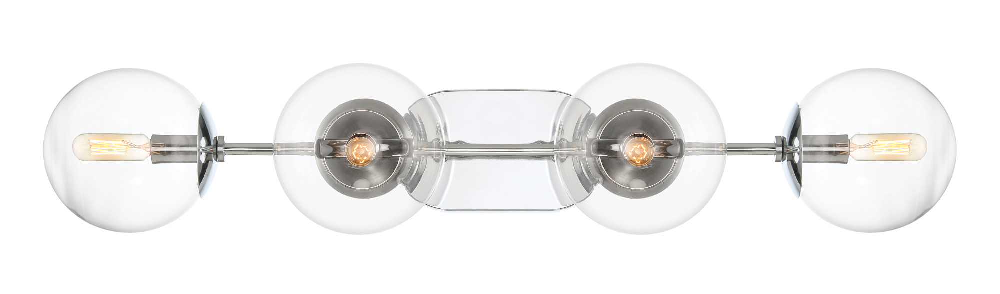 Photos - Chandelier / Lamp Wide Designers Fountain 92004 Welton 4 Light 32"  Bathroom Vanity Light Chrome Indoor Lighting Bathroom Fixtures Vanity Light 