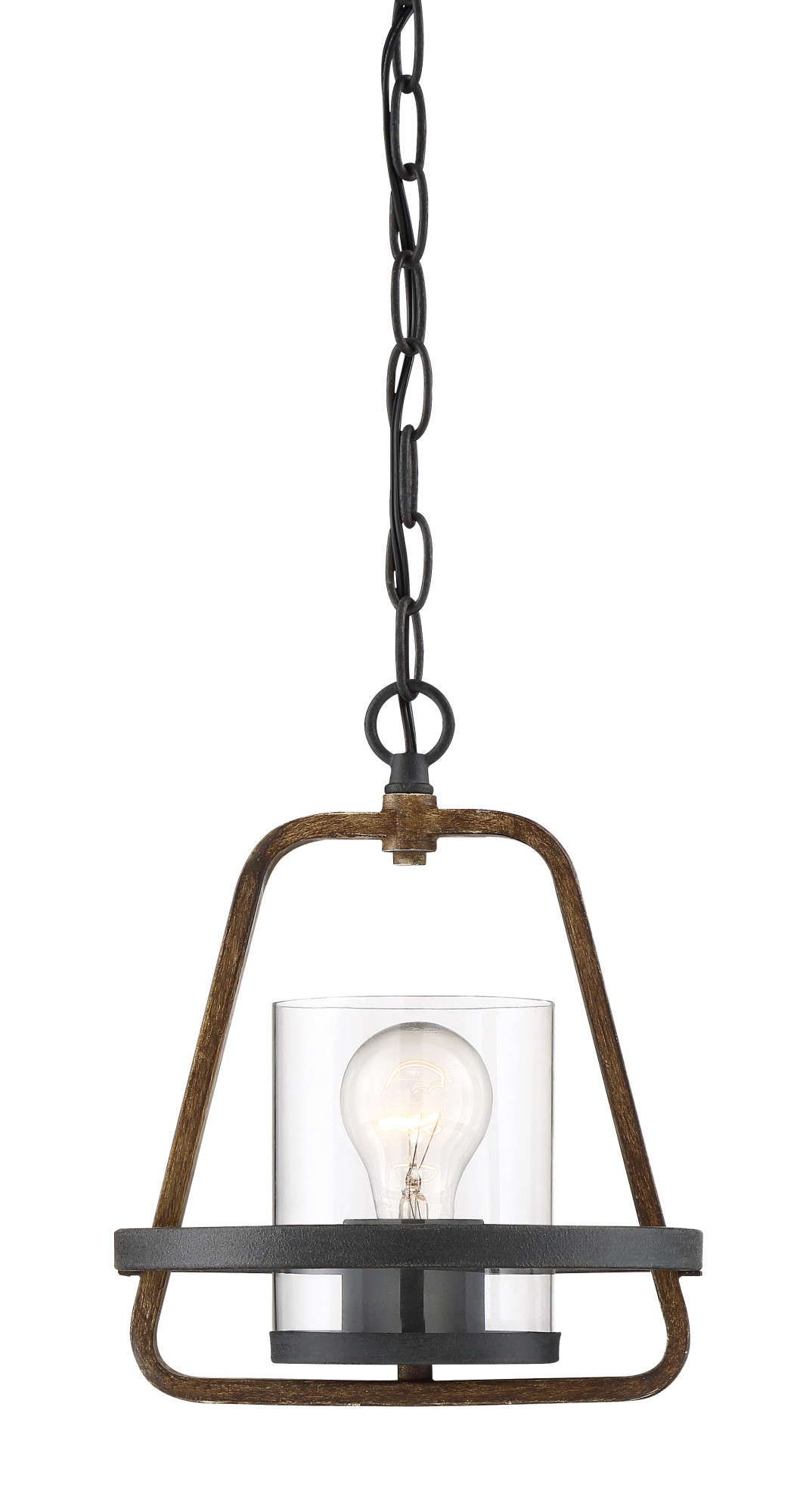 Photos - Chandelier / Lamp Wide Designers Fountain 93530 Ryder Single Light 9"  Mini Pendant Forged Black Indoor Lighting Pendants 93530-FB 