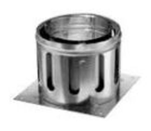 Photos - Air Vent Cover / Duct CLASS DuraVent 10DCA-AP 10" Inner Diameter - DuraChimney II  A Chimney Pipe - Double Wall - 15" x 15" Anchor Plate Galvanized 