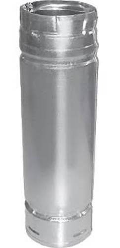 Photos - Air Vent Cover / Duct Steel DuraVent 3PVL-06 3" Inner Diameter - Pellet Vent Type L Multi-fuel Chimney Pipe - Double Wall - 6" Pipe Length Stainless Ste 