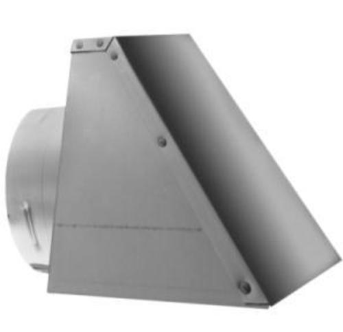 Photos - Air Vent Cover / Duct DuraVent 3PVL-HSC 3 Inch Inner Diameter - Pellet Vent Type L Multi-fuel Chimney Pipe - Double Wall - Square Horizontal Cap S