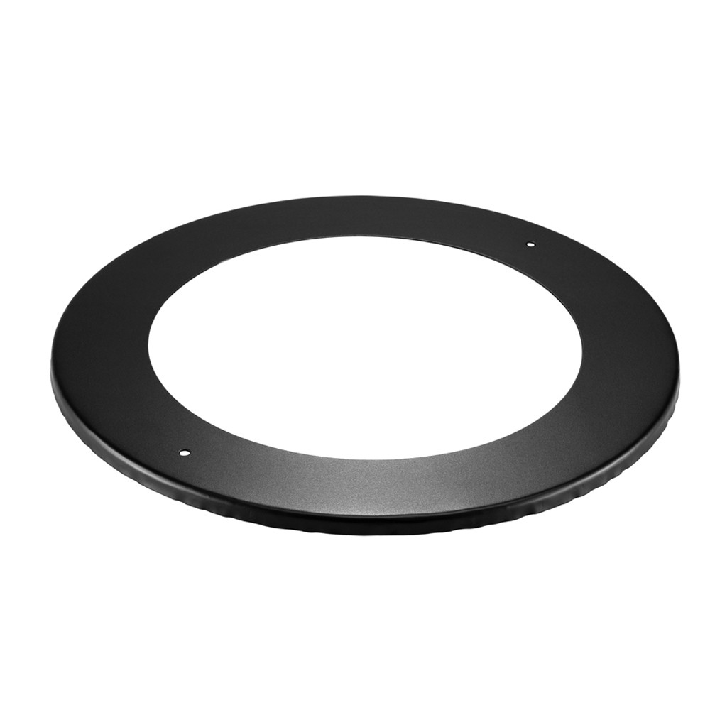 Photos - Air Vent Cover / Duct DuraVent 7DBK-TC 7" Single Wall Stovepipe Trim Collar Black Vent Pipe Stove Pipe Trim