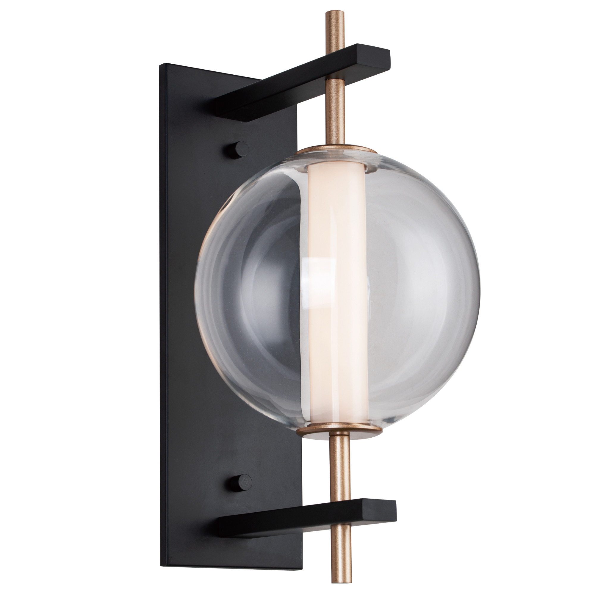Photos - Chandelier / Lamp Axle ET2 E11041  16" Tall LED Wall Sconce Gold Indoor Lighting Wall Sconces E11041-24GLD 