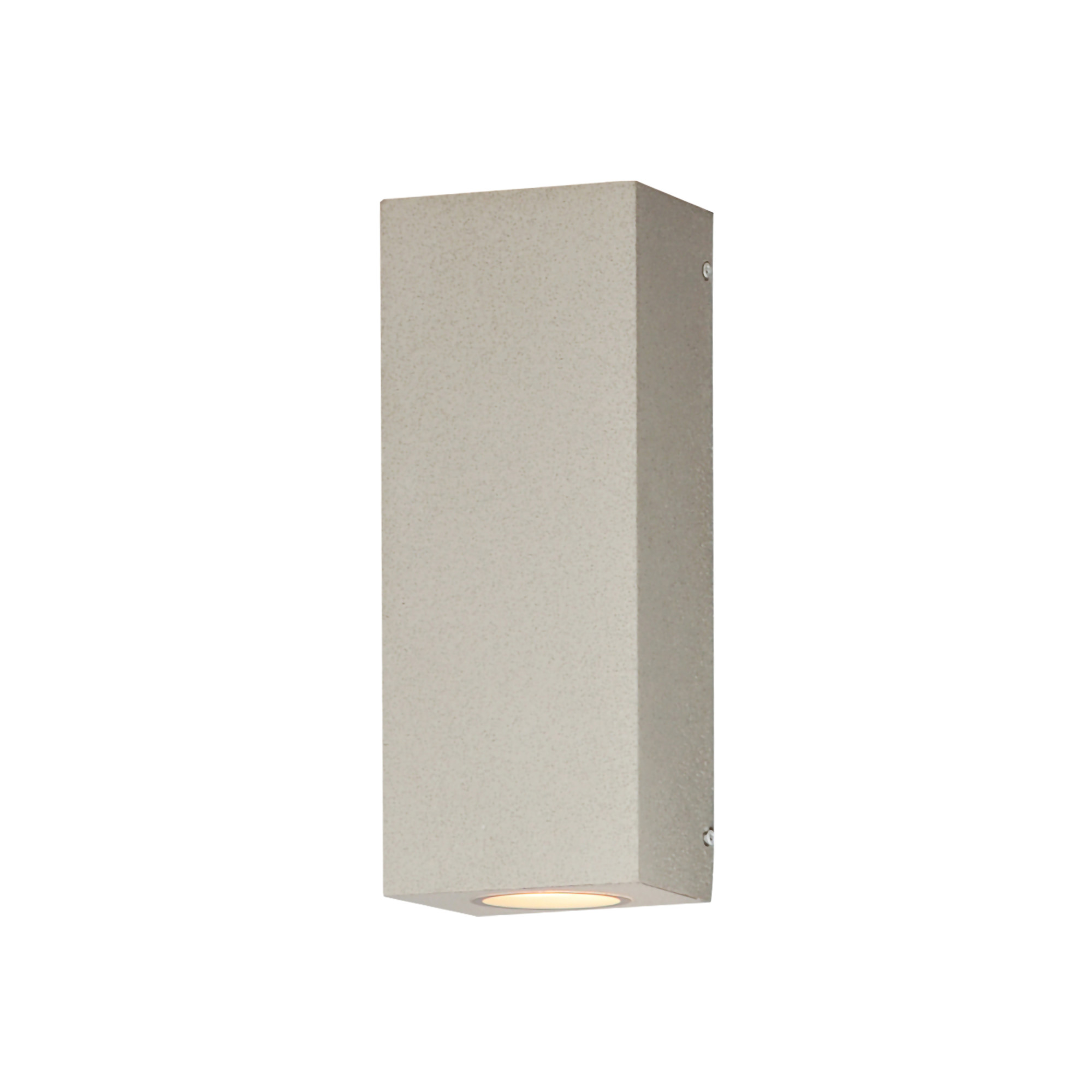 Photos - Floodlight / Street Light ET2 E14374 Pilar 2 Light 13" Tall LED Outdoor Wall Sconce Sandstone Outdoor Lighting Wall Sconces E14374-SSN