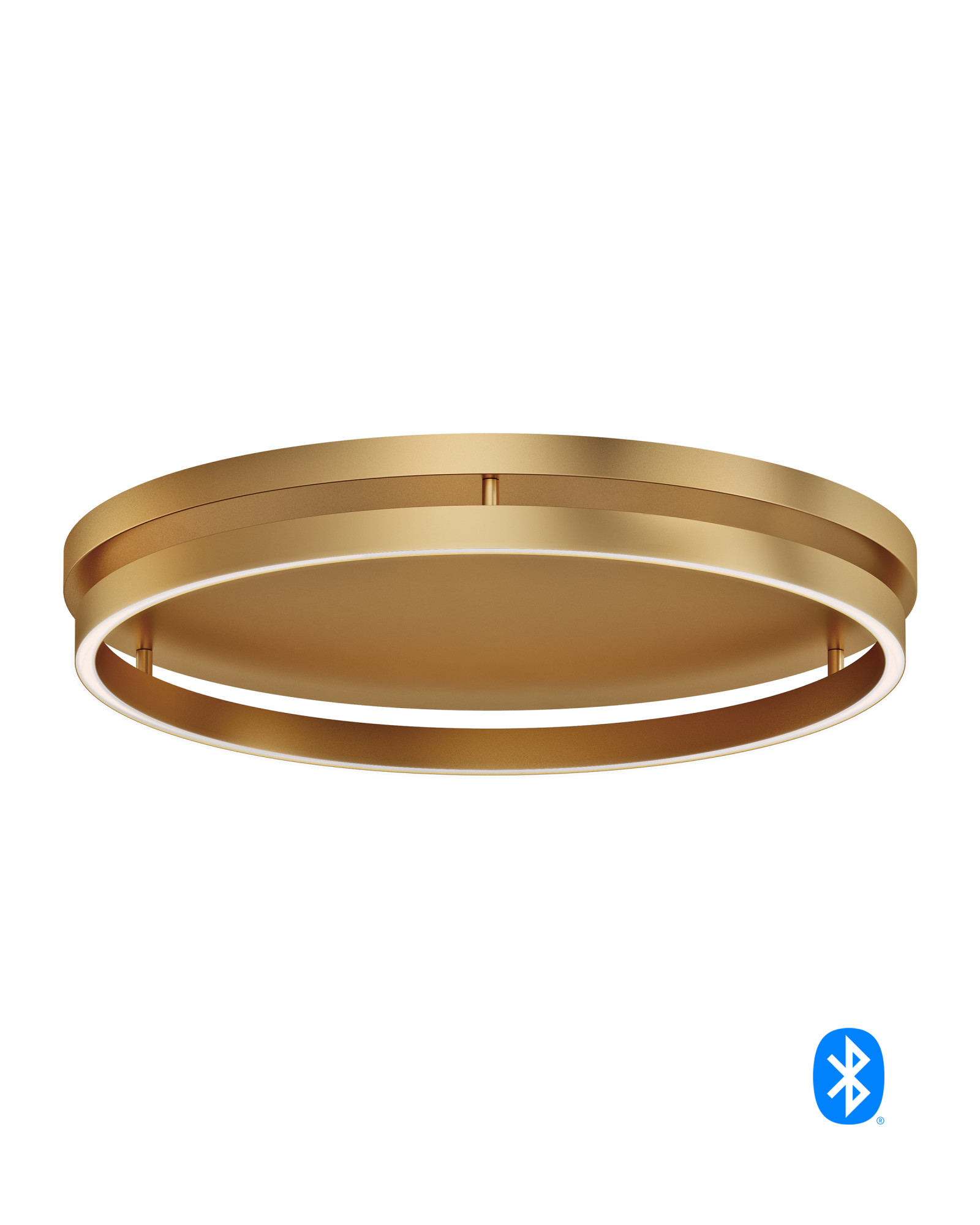 Photos - Chandelier / Lamp Groove ET2 E22720 24" Wide LED Flush Mount Ceiling Fixture Gold Indoor Lighting Ceiling Fixtures Flush Mount E22720-GLD