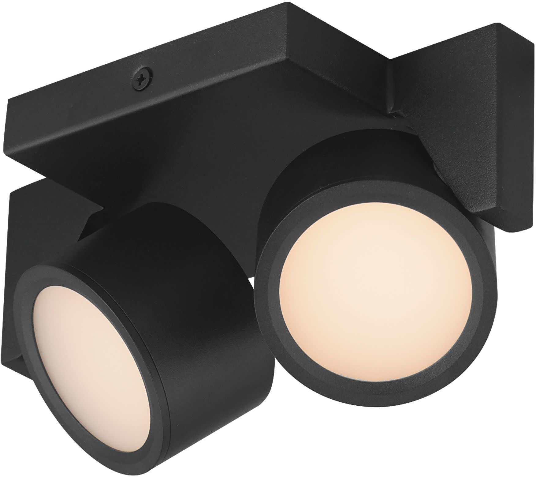 Photos - Chandelier / Lamp Embrace ET2 E30520 5" Wide Semi-flush Ceiling Fixture Black Indoor Lighting Ceiling Fixtures Semi-Flush E30520-BK
