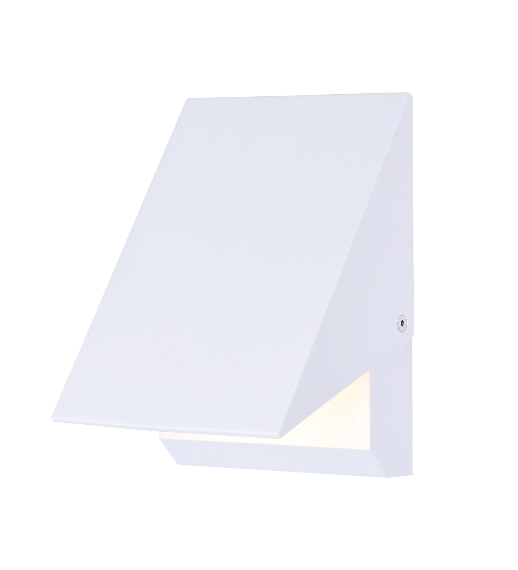 Photos - Floodlight / Street Light ET2 E41333 Alumilux Tilt 7" Tall LED Wall Sconce White Outdoor Lighting Wall Sconces E41333-WT