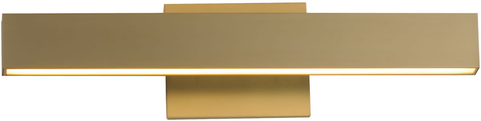 Photos - Chandelier / Lamp Wide ET2 E42661 Alumilux Sideline 18" Bath Bar Satin Brass Indoor Lighting Bathroom Fixtures Bath Bar E42661-SBR