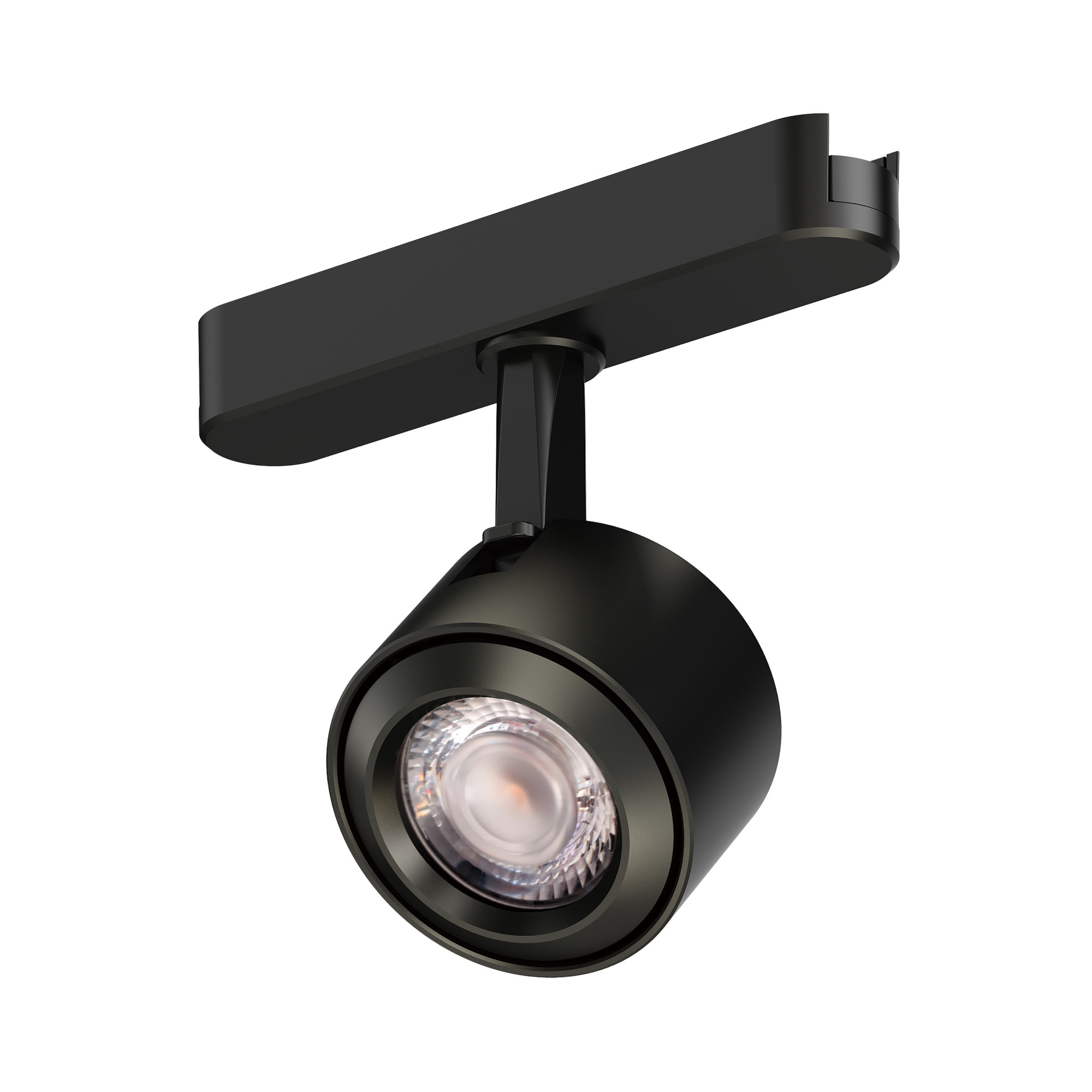 Photos - Chandelier / Lamp ET2 ETL21211 Continuum - Track T-Trak 7" Tall 3000K LED Track Head Black Track Lighting Heads ETL21211-BK