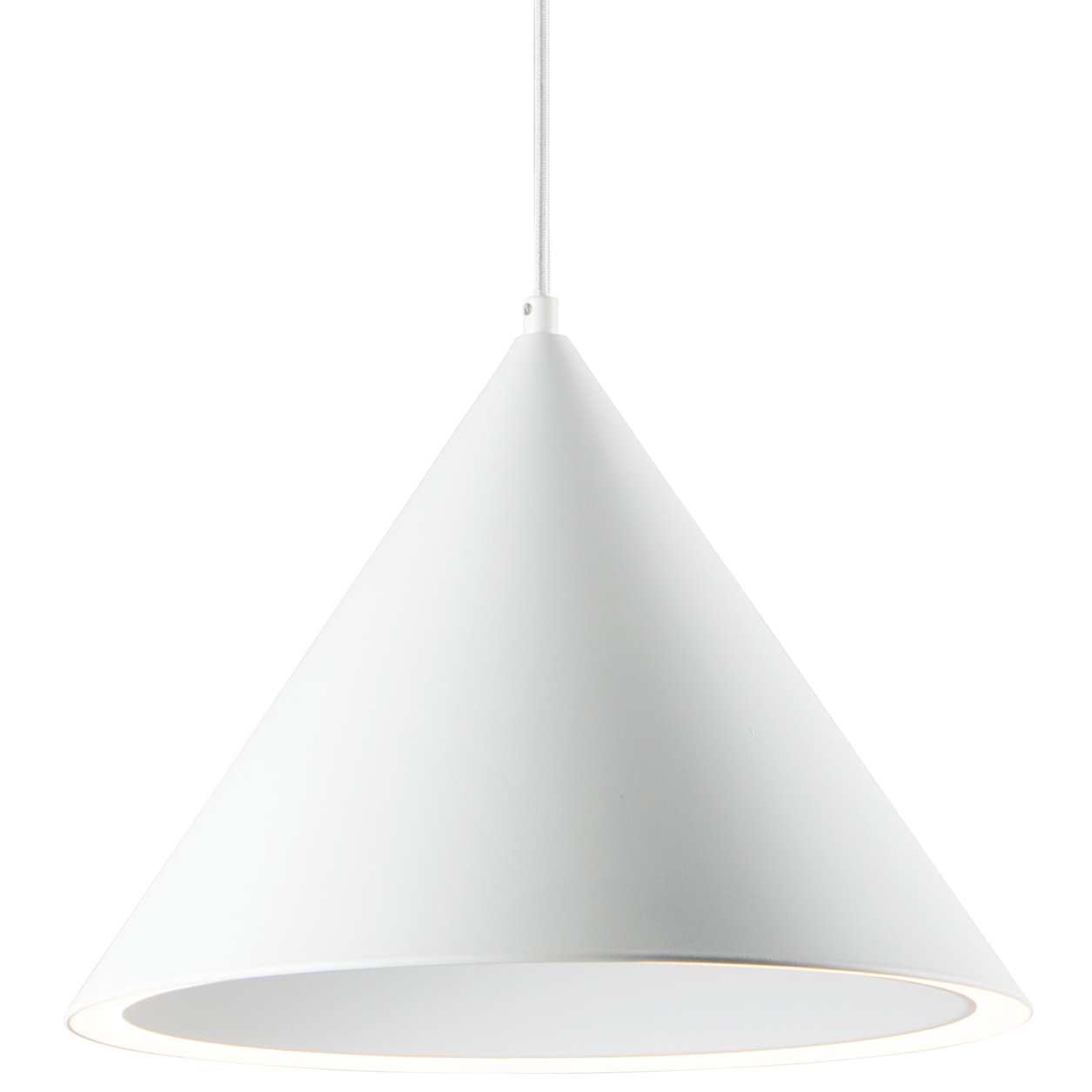 Photos - Chandelier / Lamp Abyss ET2 E20086  16" Wide LED Pendant Matte White Indoor Lighting Pendants E20086-MW 