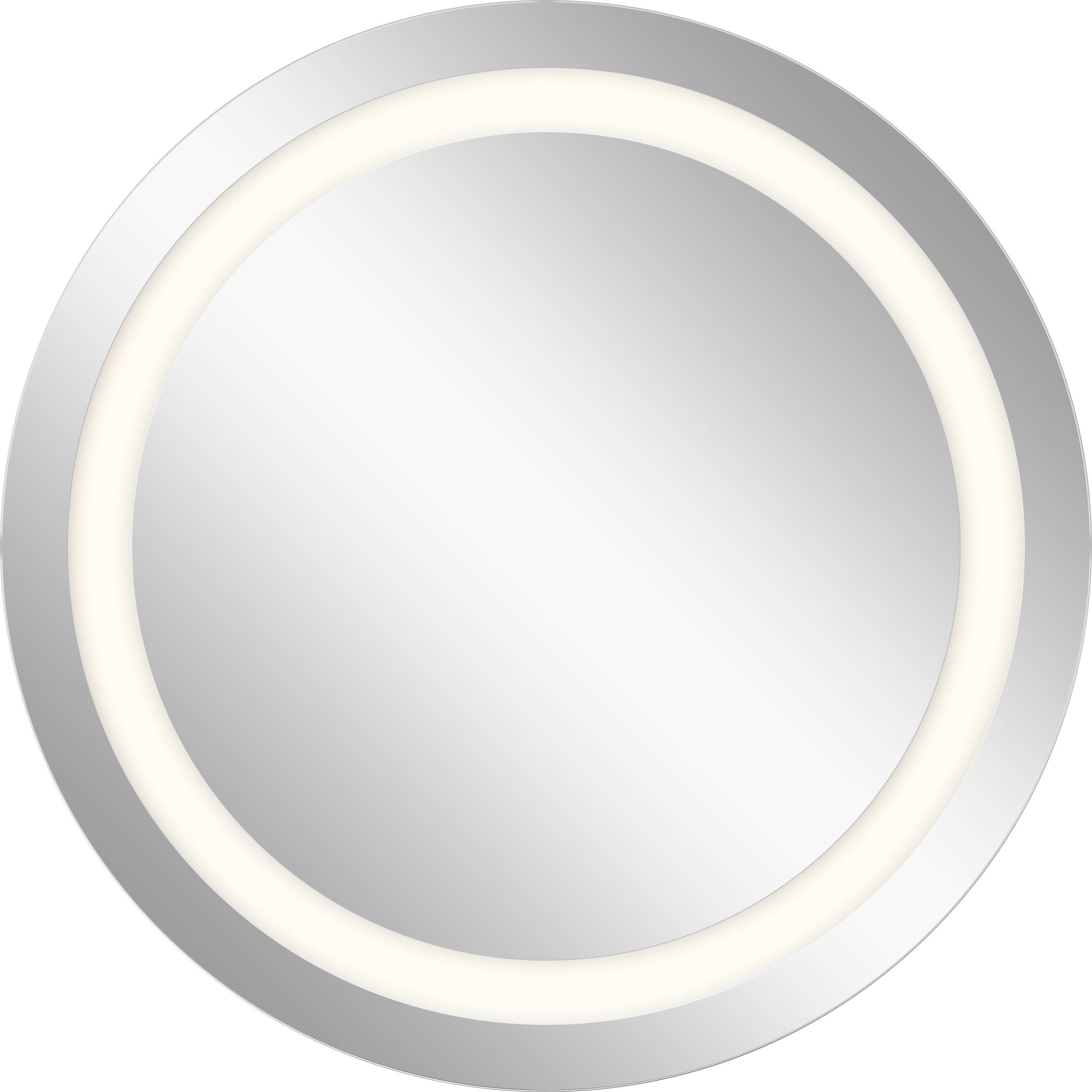 Photos - Bathroom Mirror Elan 83996 33-1/2" Diameter Circular Framed  with LED Lighting Mirrored Home Decor Mirrors  