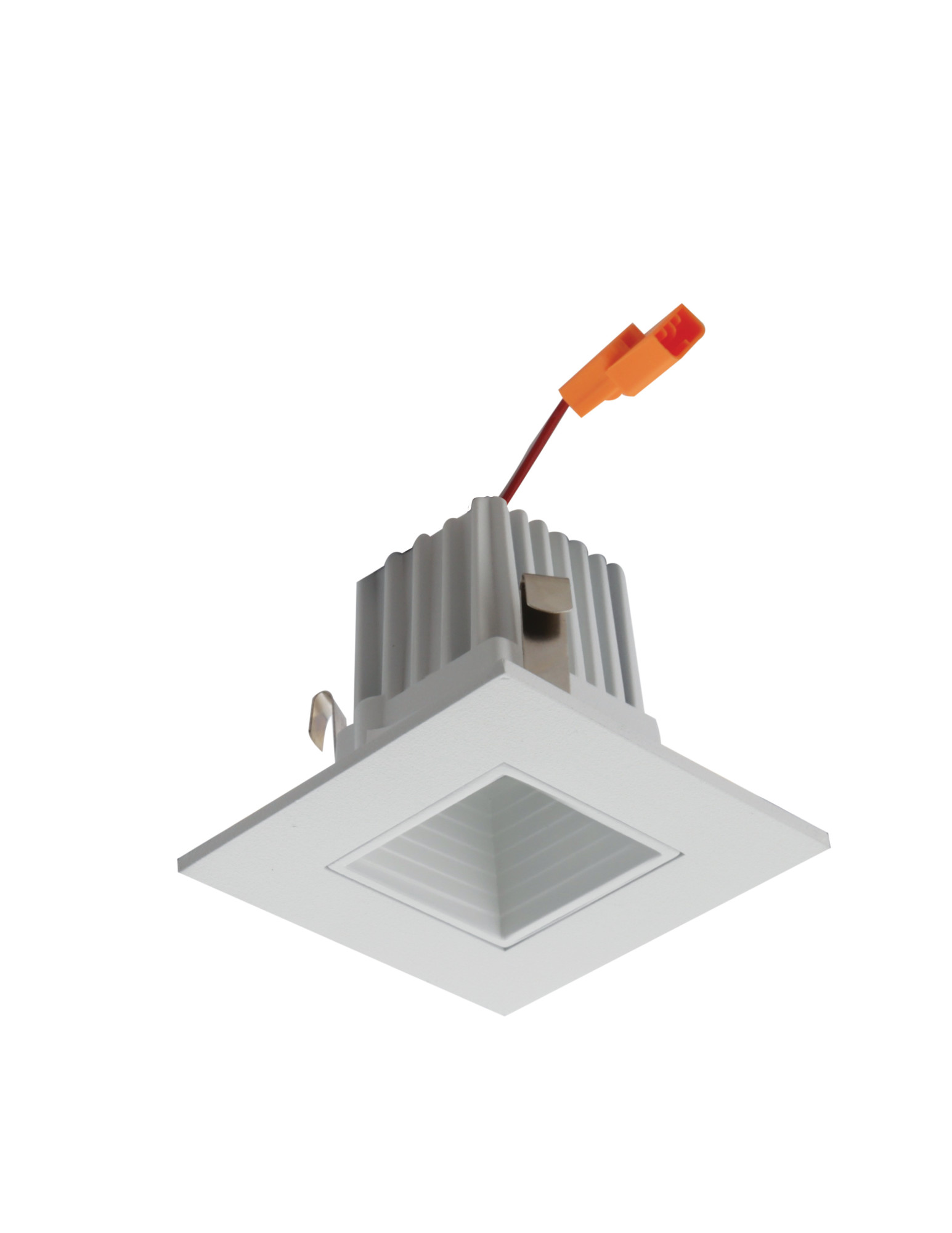 Photos - Chandelier / Lamp ELCO E215C0630 2" LED Square Baffle Recessed Trim - 3000K / 640 Lumens White Recessed Lights Recessed Trims E215C0630W 
