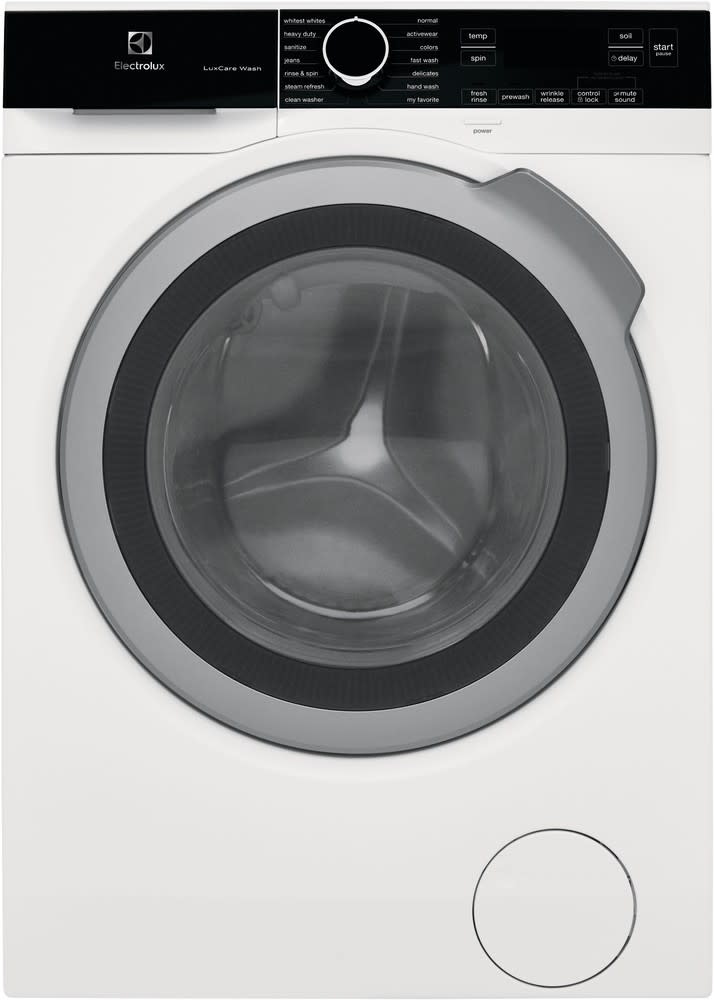 Electrolux ELFW4222A 24 Inch Wide 2.4 Cu. Ft. Energy Star Rated Front Loading Washer with Steam Settings White Laundry Appliances Washing Machines