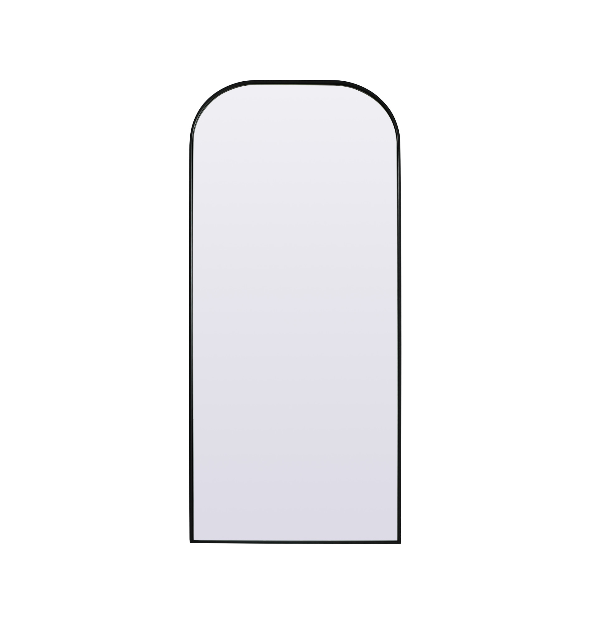 Photos - Wall Mirror Elegant Lighting MR1FL3276 Blaire 32" W x 76" H Arched Full Length Mirror Black Home Decor Mirrors Full Length Mirror MR1FL3 