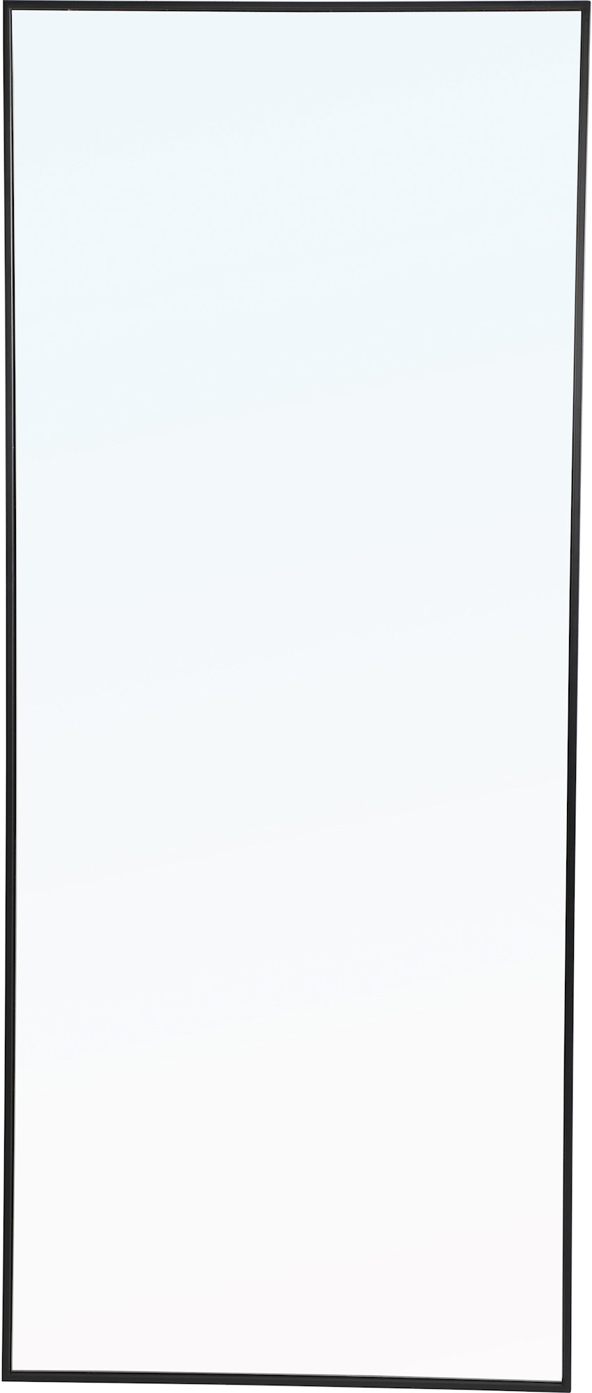 Photos - Wall Mirror Elegant Lighting MR408X-30 Vatinius 30" W x 72" H Rectangular Metal Framed Full Length Mirror Black Home Decor Mirrors Full 