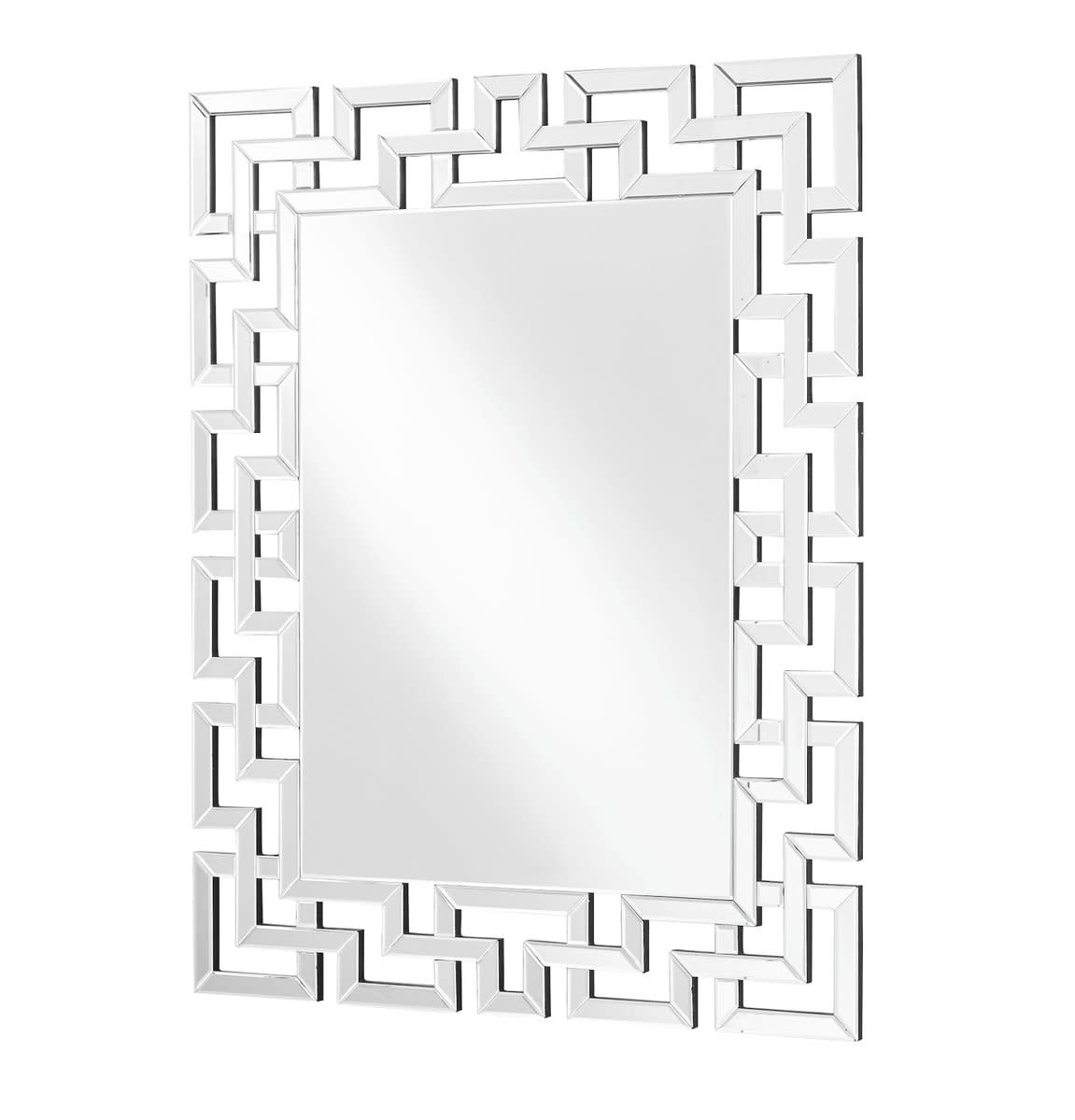 Photos - Wall Mirror Elegant Lighting MR9152 Modern 37-1/2" W x 47-1/2" H Rectangular Framed Accent Mirror Clear Home Decor Mirrors Accent Mirror 