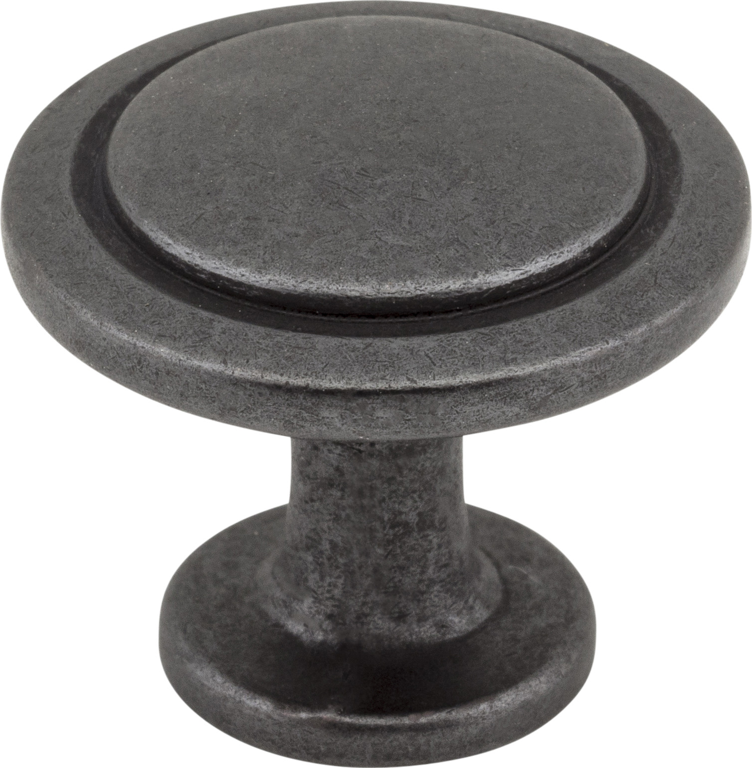 Photos - Furniture Hardware Elements 3960 Gatsby 1-1/4" Round Stepped Mushroom Cabinet Knob / Drawer Knob Gun Metal Cabinet Hardware Knobs Mushroom 3960 