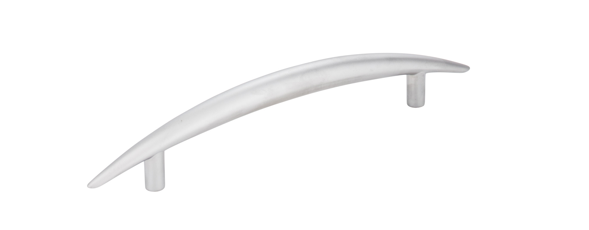 Photos - Furniture Hardware Elements 409223 Verona 5-1/16"  Center to Center Tapered Arch Cabinet Handle / Drawer Pull Matte Silver Cabinet Hardw (128mm)