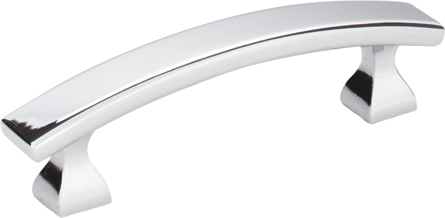 Photos - Furniture Hardware Elements 449-3 Hadly 3" Center to Center Curved Square Bar Cabinet Handle / Drawer Pull Polished Chrome Cabinet Hardware Pul 