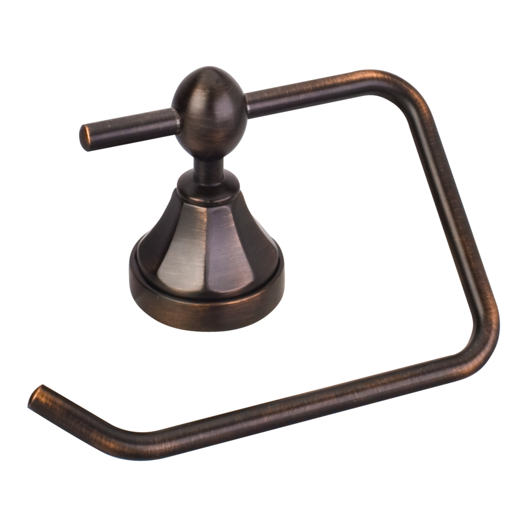 Photos - Toilet Paper Holder Elements BHE3-01 Newbury Wall Mounted Euro Style Slide On Hook Bar Toilet Paper Roll Holder - Concealed Screw Mount Brushed 