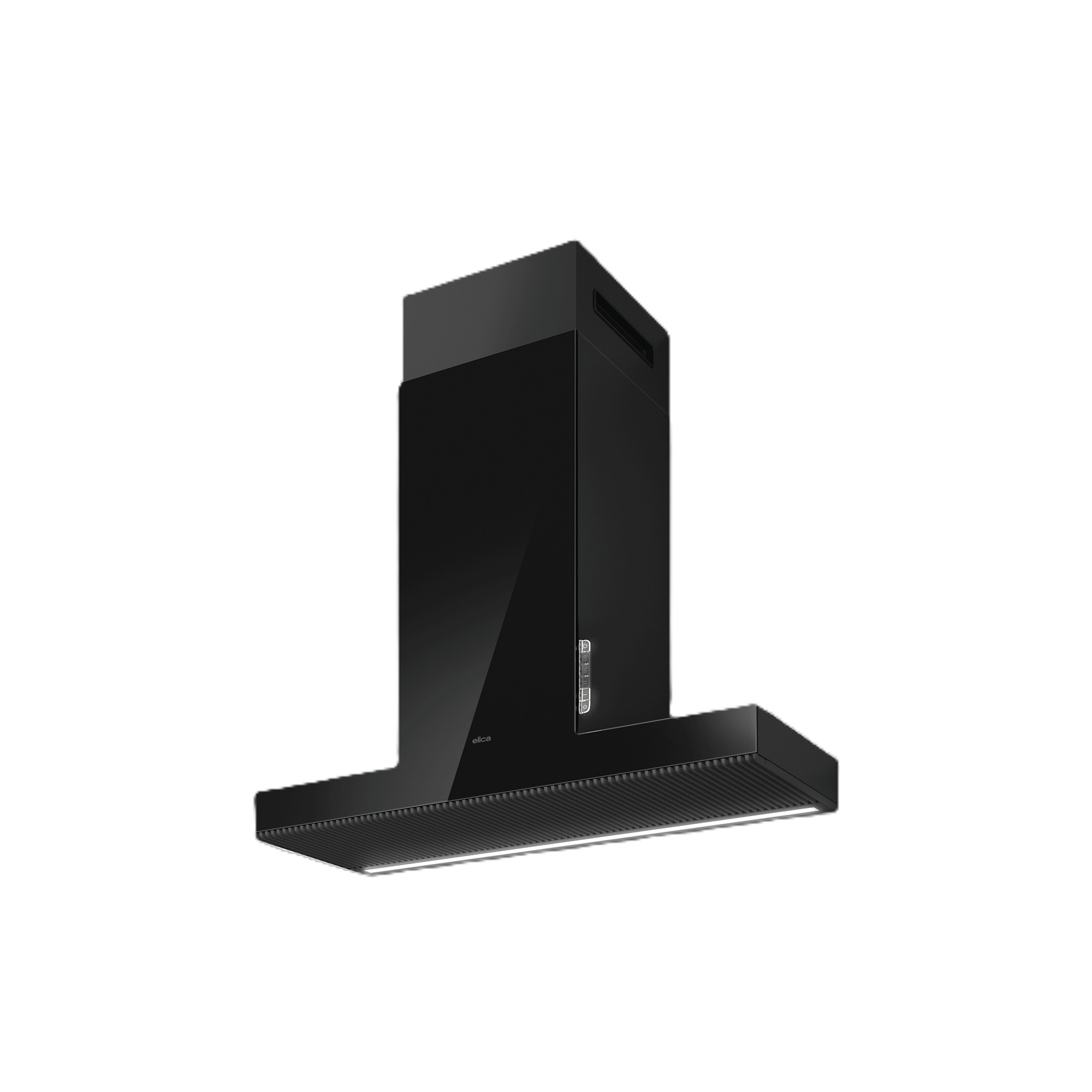 Photos - Cooker Hood Elica EHK636 Haiku Series 600 CFM 36 Inch Wide Wall Mounted Range Hood Black Stainless Steel / Glass Cooking Appliances Rang