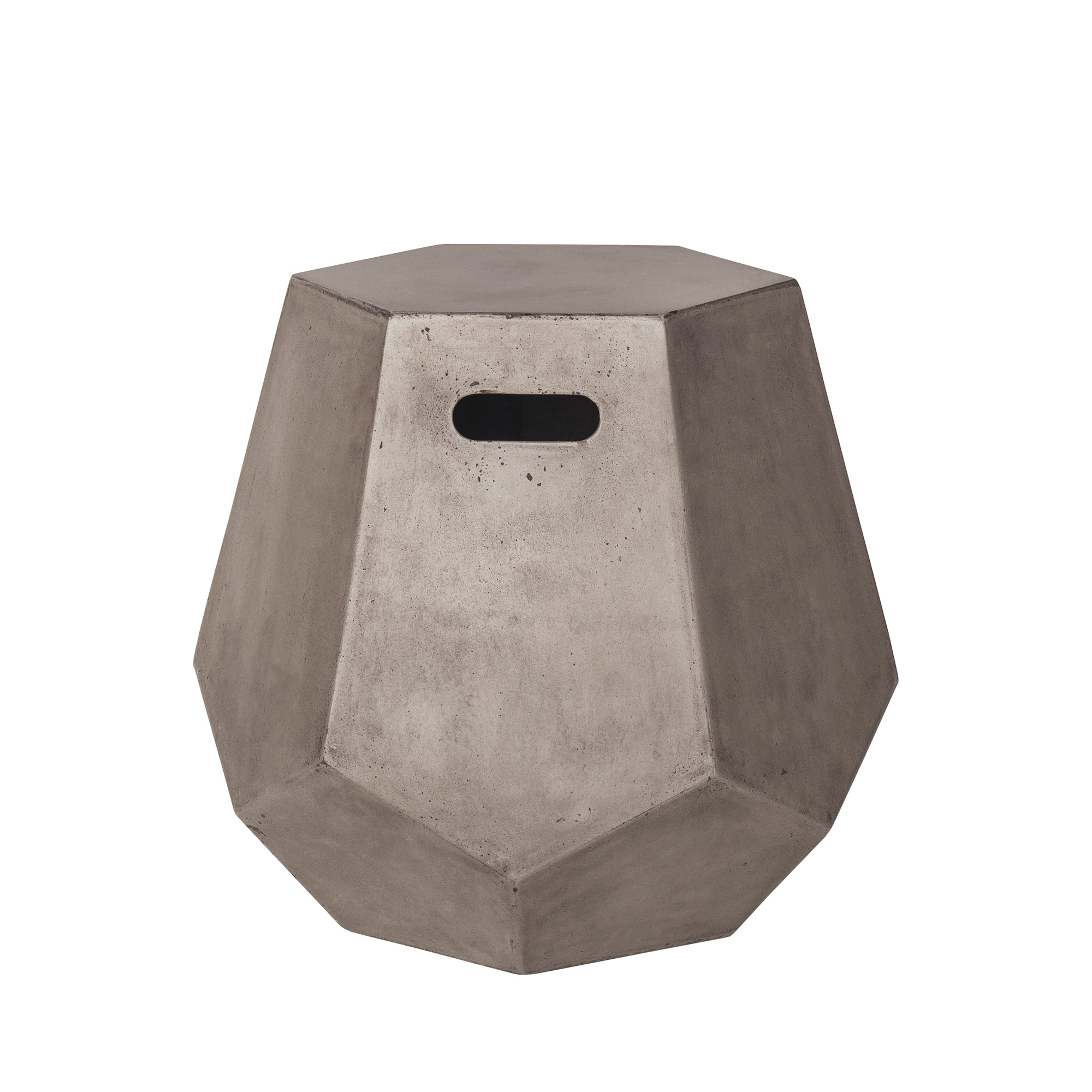 Photos - Storage Сabinet Elk Home 157-033 Delana 19-5/16" Wide Concrete End Table Waxed Concrete Indoor Furniture Tables End