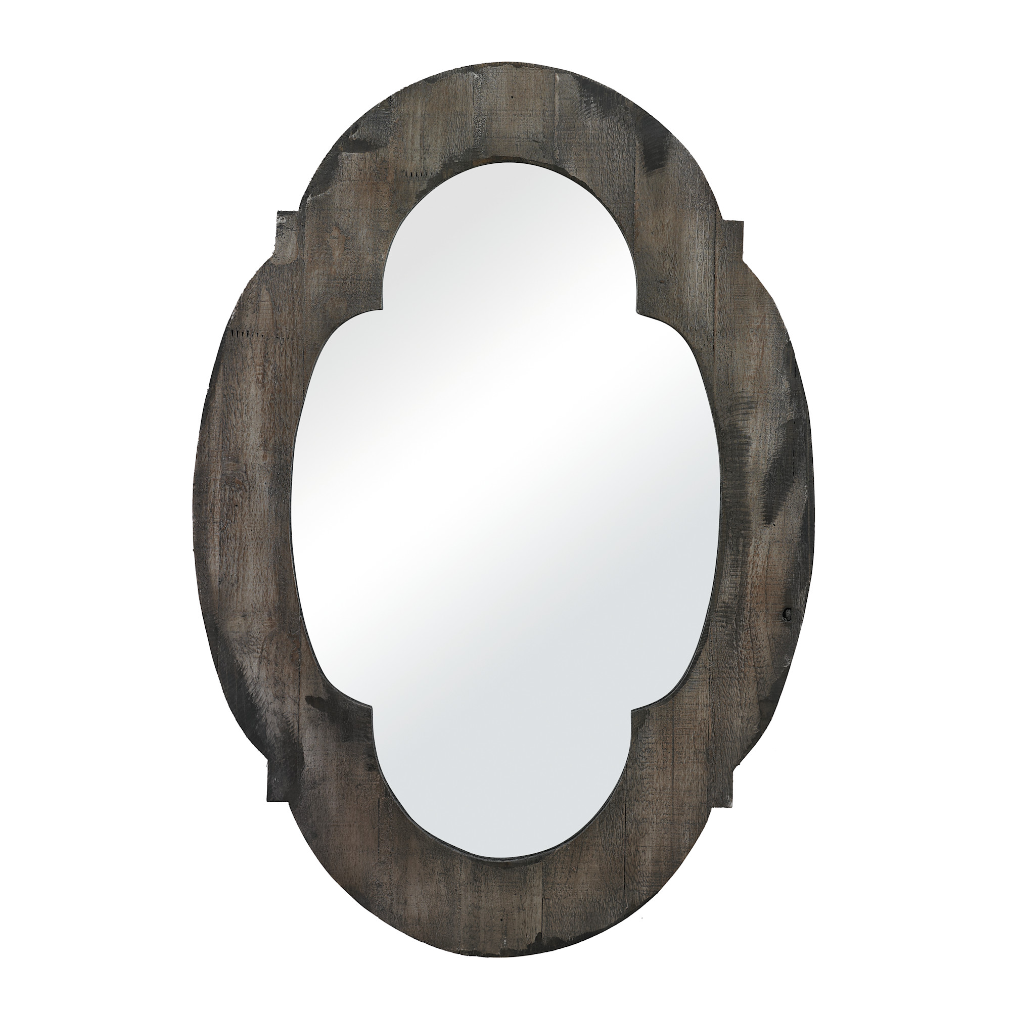 Photos - Wall Mirror Accent Elk Home 26-8654 19" W x 28" H Specialty Framed Bathroom Mirror Grantham Grey Home Decor Mirrors  Mirror 