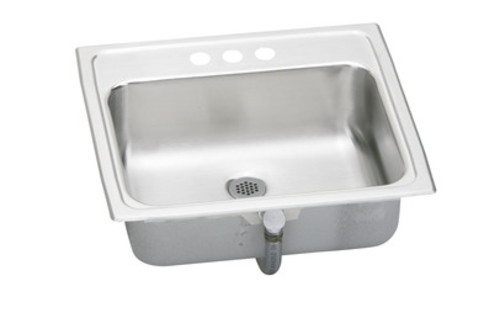 Photos - Bathroom Sink Elkay PSLVR19170 Celebrity 19" Rectangular Stainless Steel Drop In  Stainless Steel Sinks s Sinks 