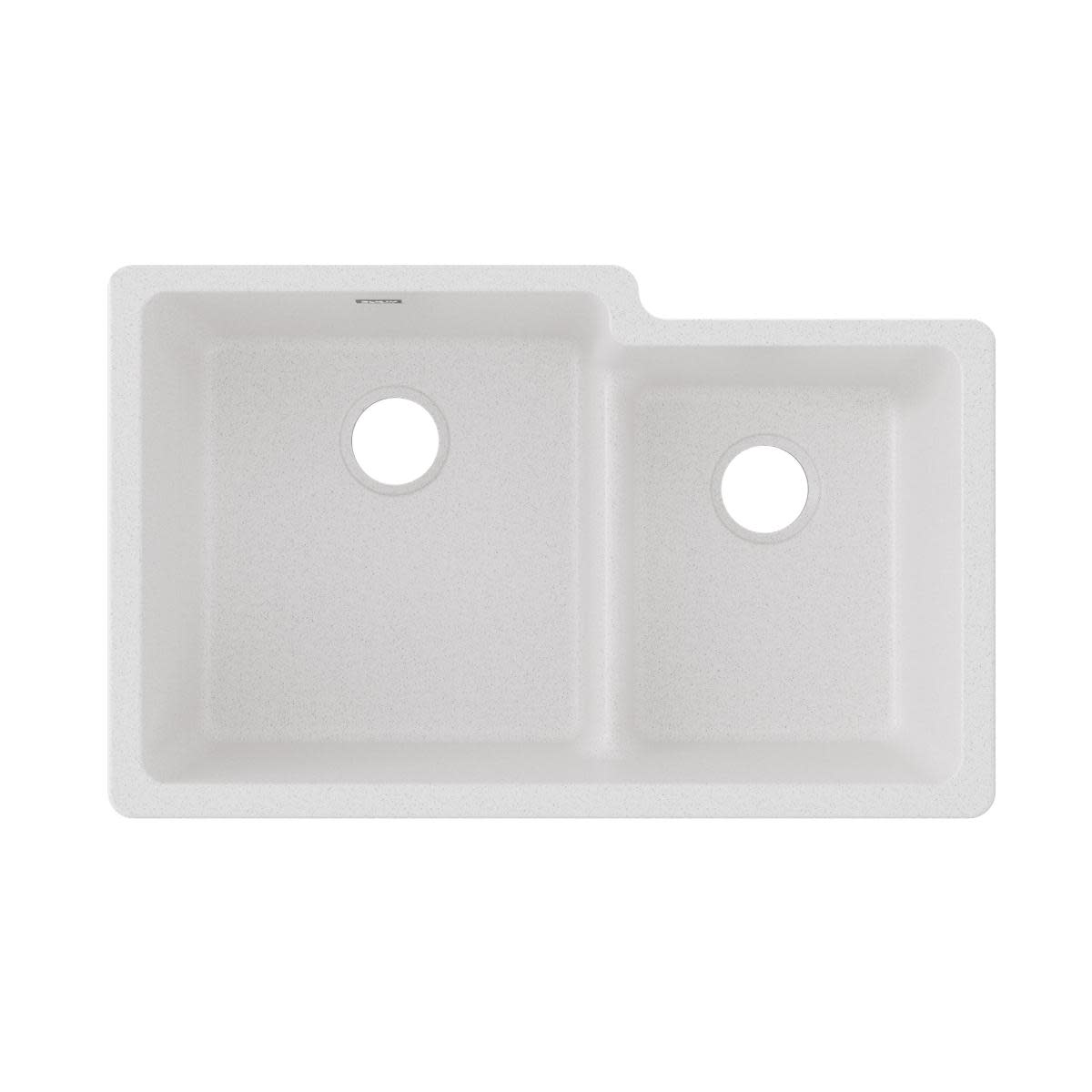 Photos - Kitchen Sink Elkay ELGULBO3322 Quartz Classic 33" Undermount Double Basin Quartz Composite  White Sinks s Composi 